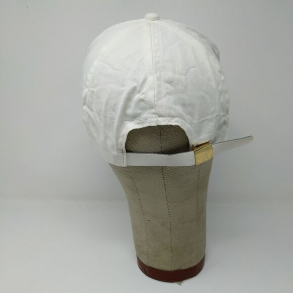 Vintage GM UAW Health & Safety Truck White Slideback Adjustable Hat Cap Men - Picture 7 of 11